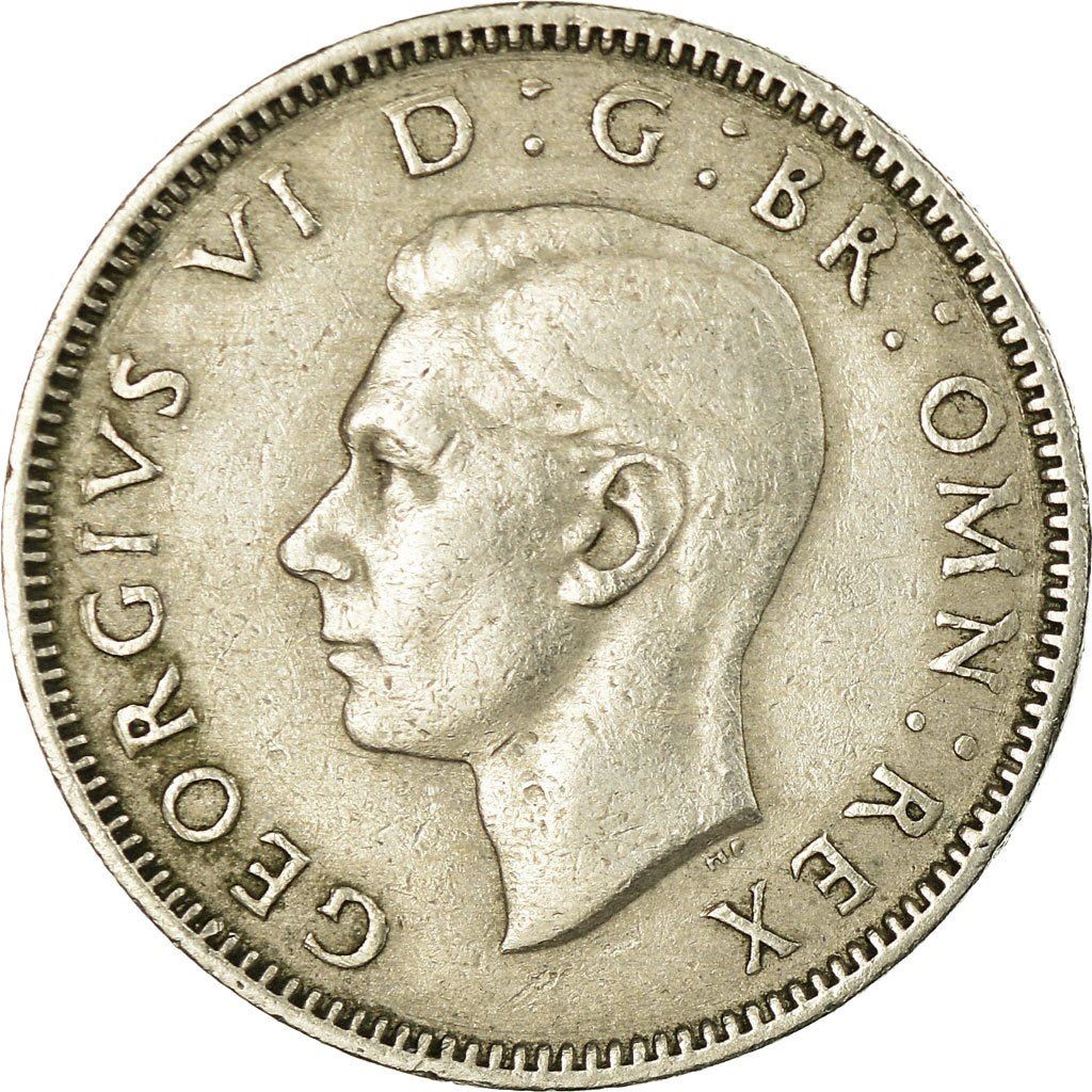 United Kingdom 1 Shilling - George VI Scottish crest | with 'IND:IMP' | Coin KM864 1947 - 1948