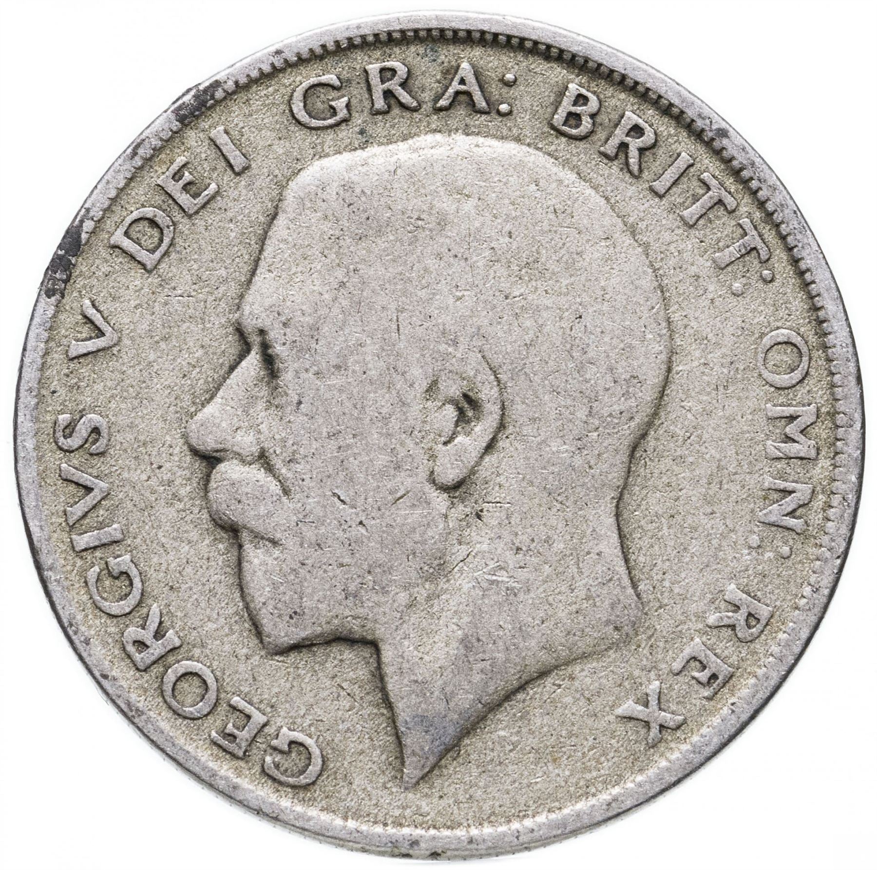 United Kingdom | 1/2 Crown | Half Crown | George V | 2nd type | 1920 - 1926