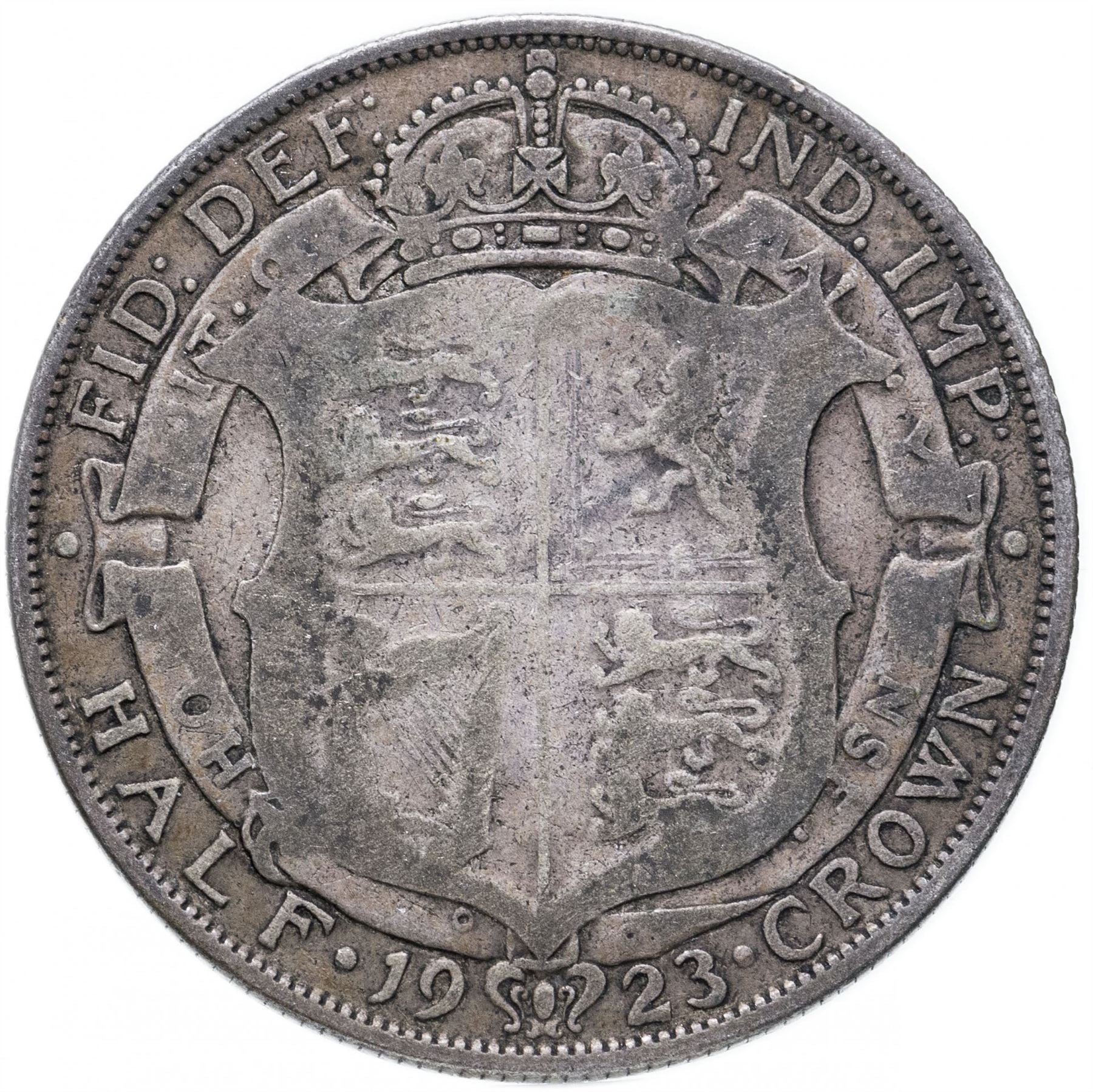 United Kingdom | 1/2 Crown | Half Crown | George V | 2nd type | 1920 - 1926