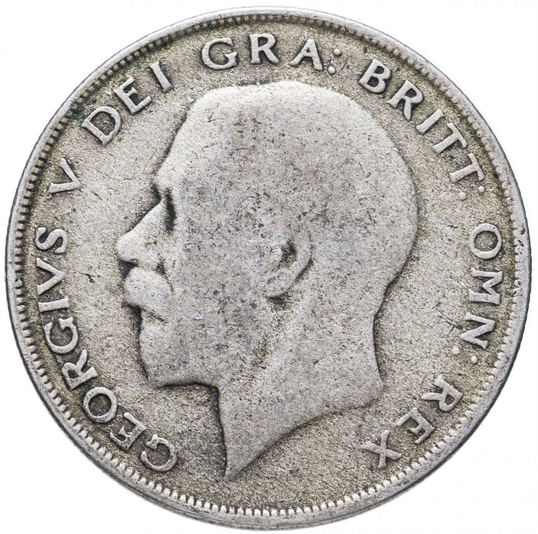 United Kingdom | 1/2 Crown | Half Crown | George V | 2nd type | 1920 - 1926