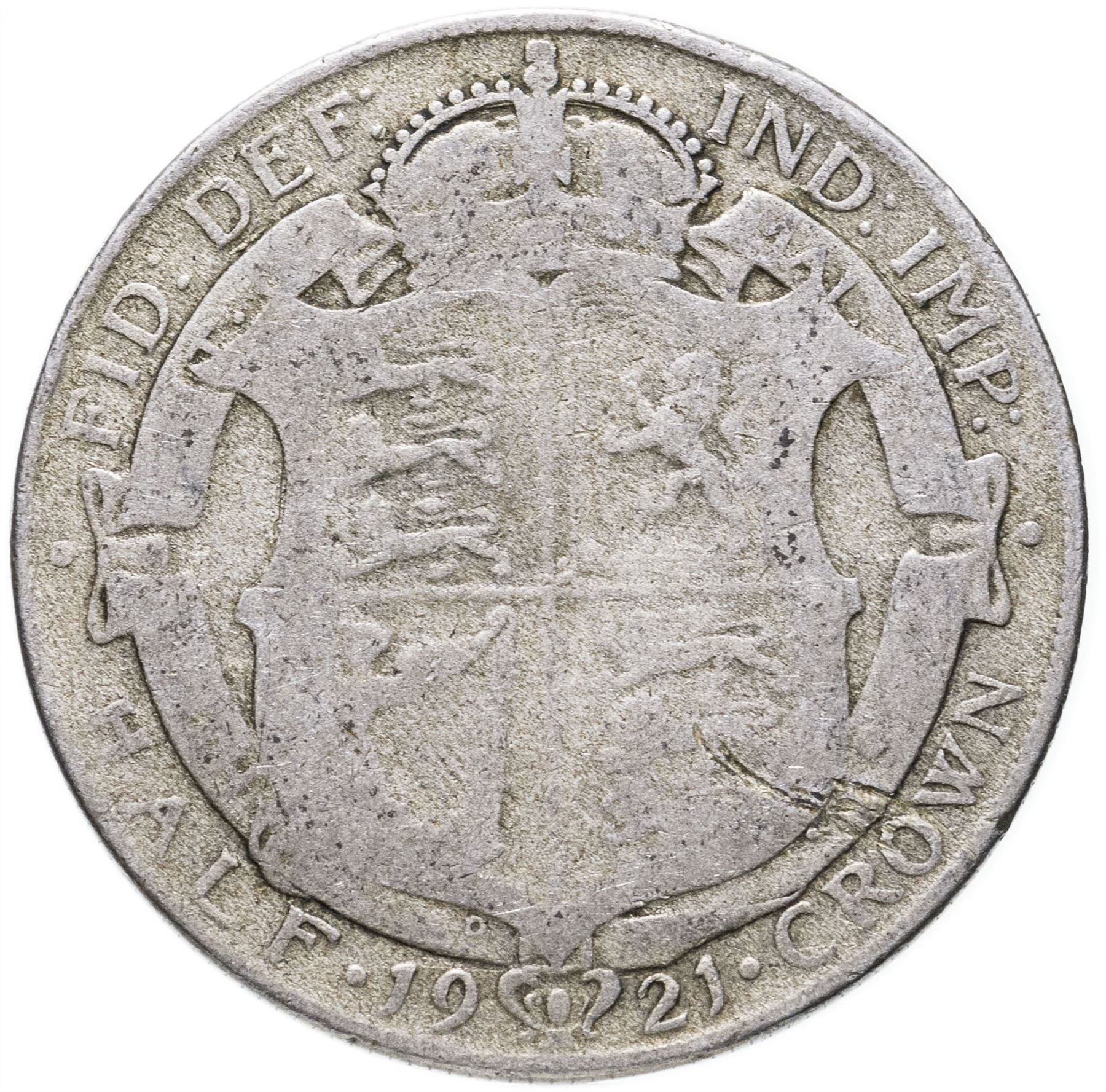 United Kingdom | 1/2 Crown | Half Crown | George V | 2nd type | 1920 - 1926