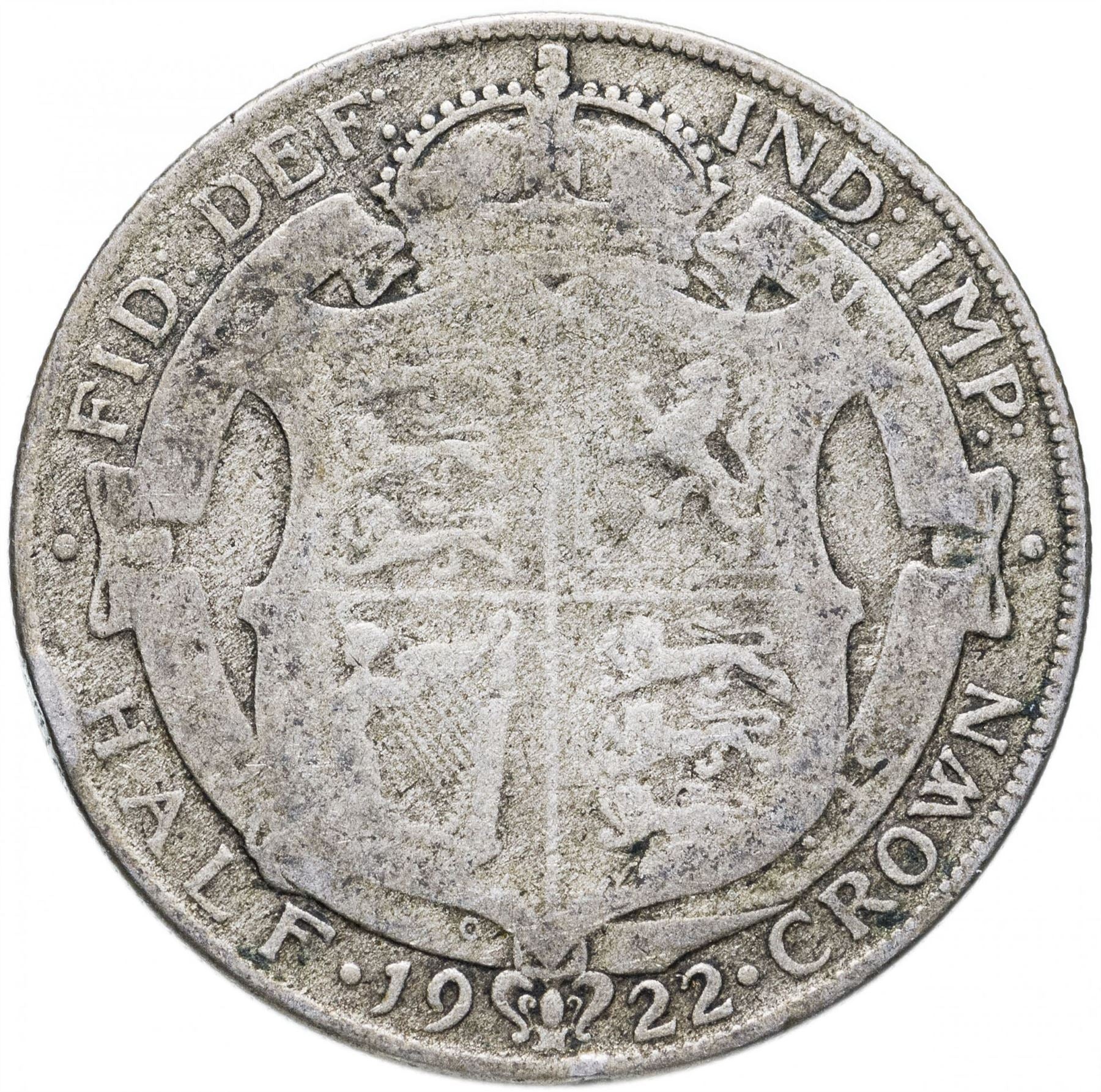 United Kingdom | 1/2 Crown | Half Crown | George V | 2nd type | 1920 - 1926