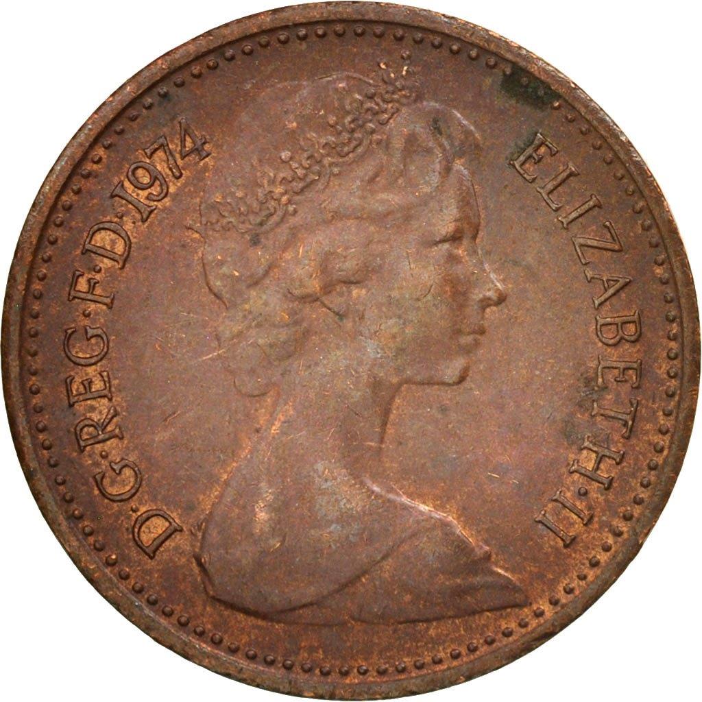 United Kingdom ½ New Penny - Elizabeth II 2nd portrait | Coin KM914 1971 - 1981