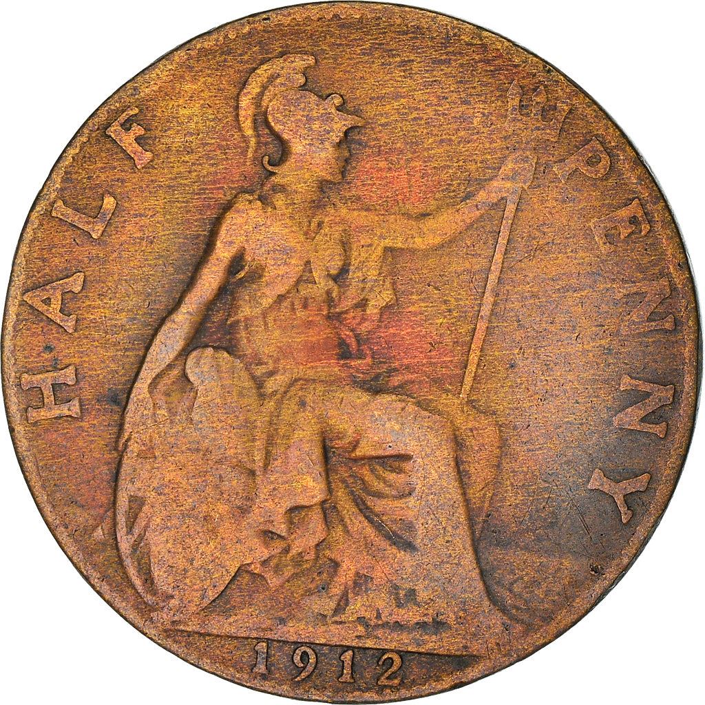 United Kingdom ½ Penny - George V | Coin KM809 1911 - 1925