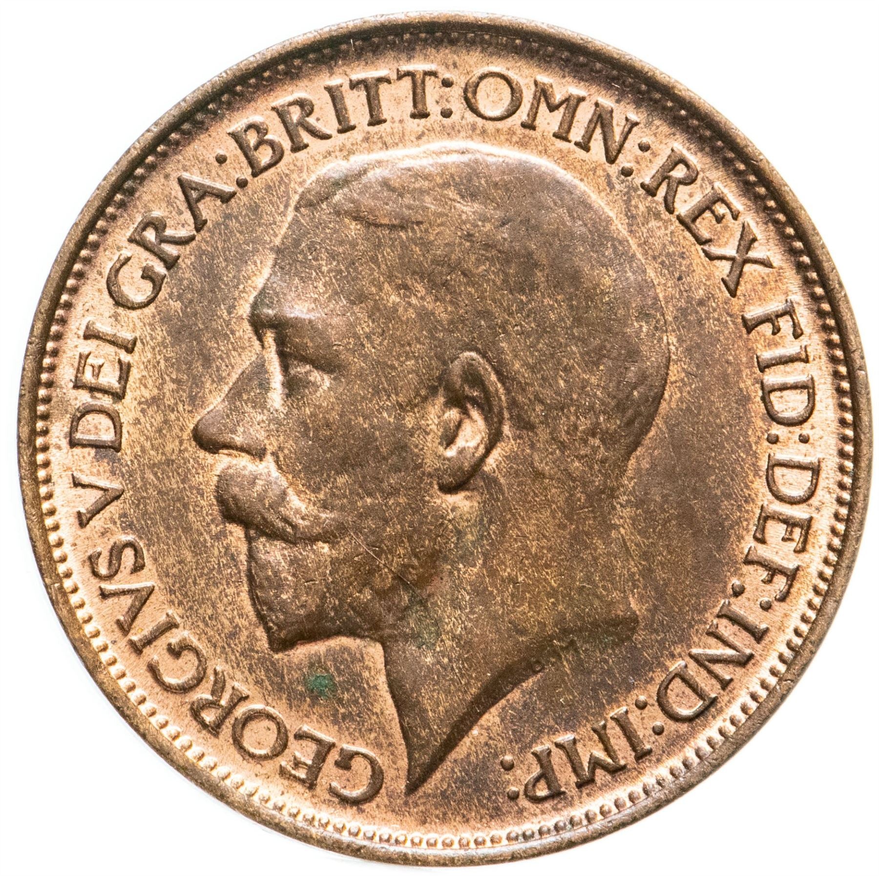 United Kingdom ½ Penny - George V | Coin KM809 1911 - 1925