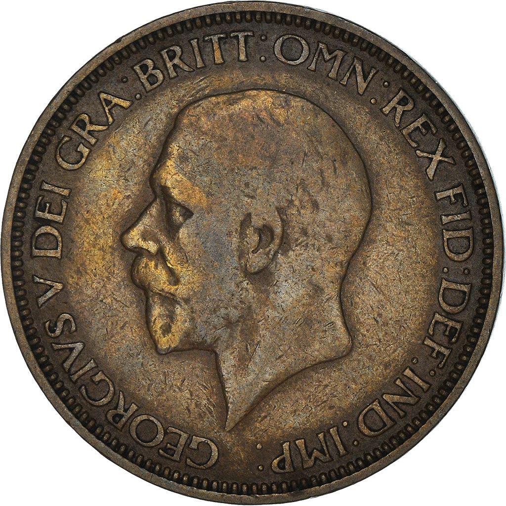 United Kingdom ½ Penny - George V smaller portrait | Coin KM837 1928 - 1936