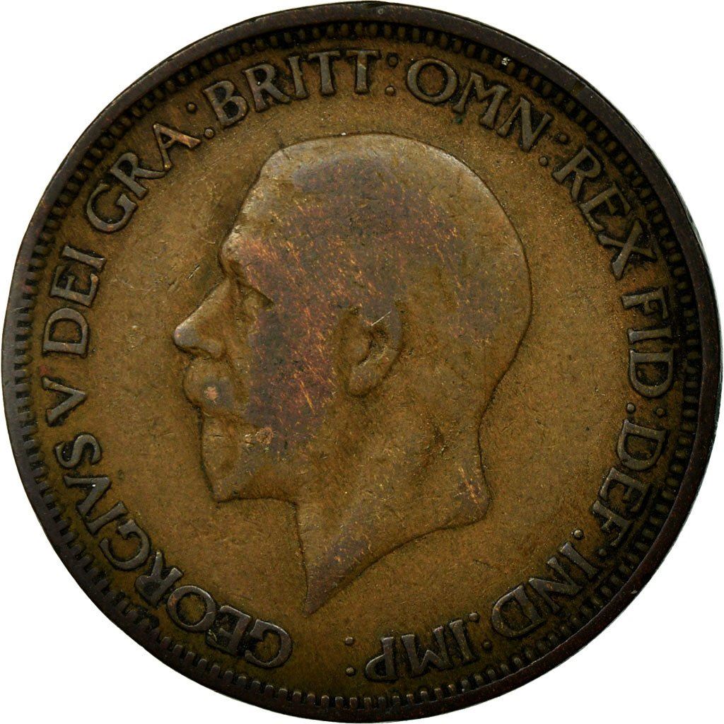 United Kingdom ½ Penny - George V smaller portrait | Coin KM837 1928 - 1936