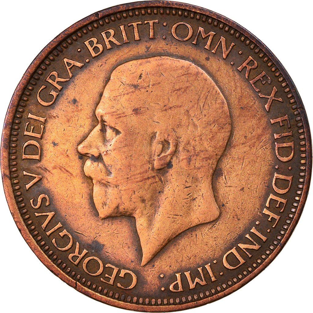 United Kingdom ½ Penny - George V smaller portrait | Coin KM837 1928 - 1936