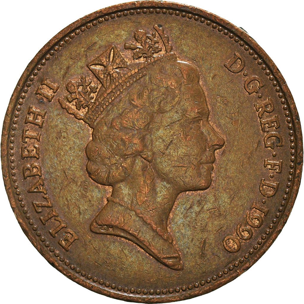 United Kingdom 2 Pence - Elizabeth II 3rd portrait | non-magnetic | Coin KM936 1985 - 1992