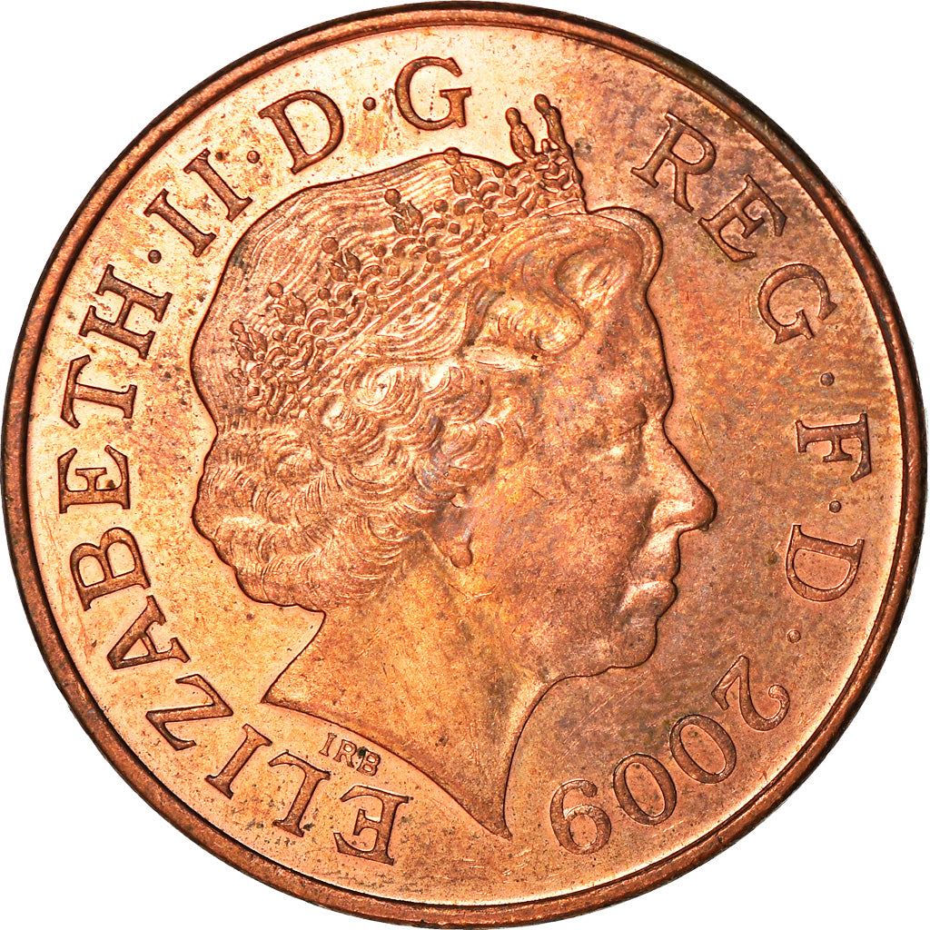 United Kingdom 2 Pence - Elizabeth II 4th portrait | Royal Shield | Coin KM1108 2008 - 2015