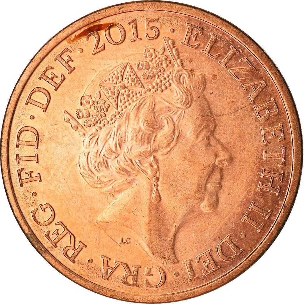 United Kingdom 2 Pence - Elizabeth II 4th portrait | Royal Shield | Coin KM1108 2008 - 2015