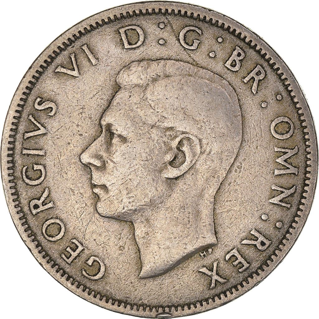 United Kingdom 2 Shillings - George VI with 'IND:IMP' | Coin KM865 1947 - 1948