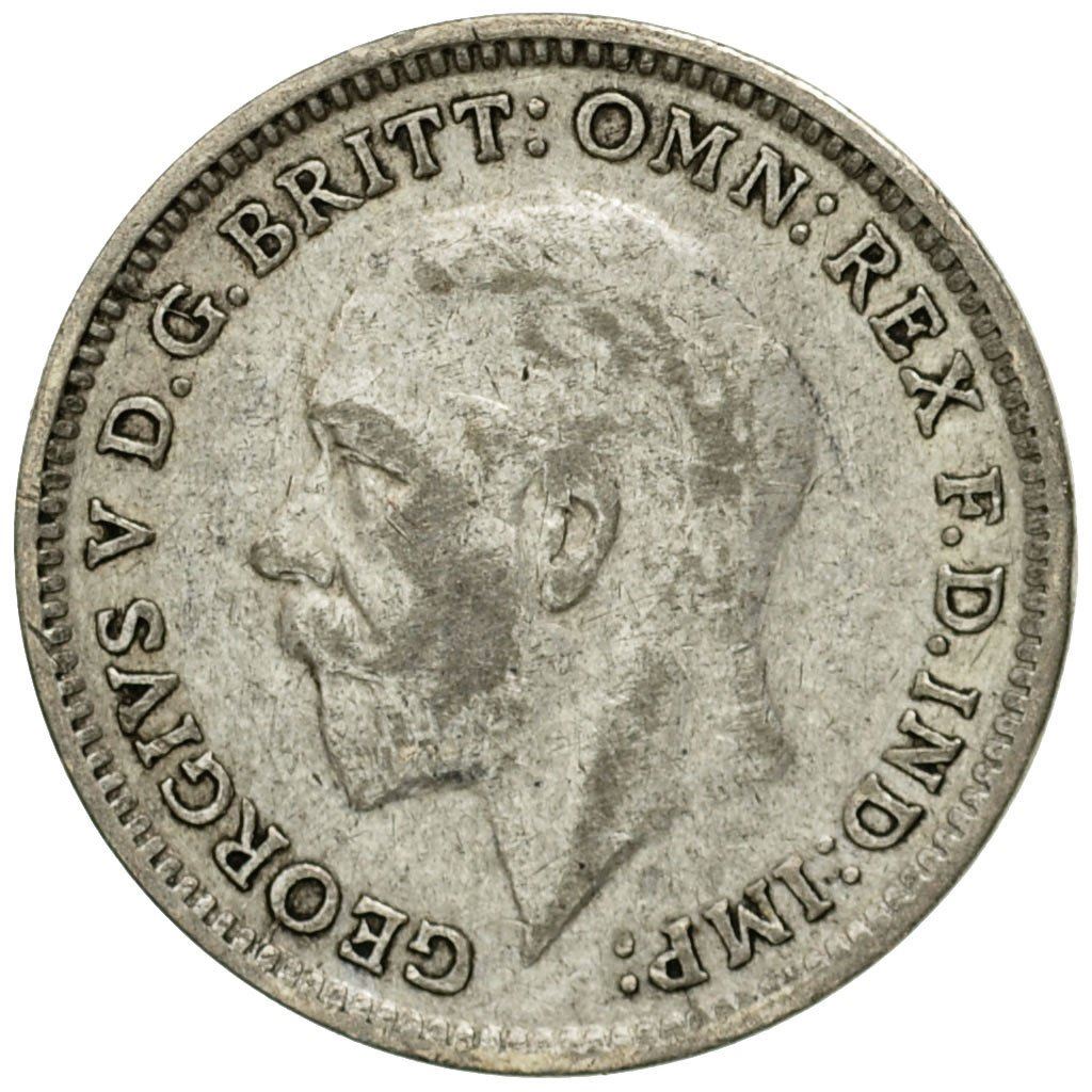 United Kingdom 3 Pence Coin | George V 2nd issue | 1920 - 1927