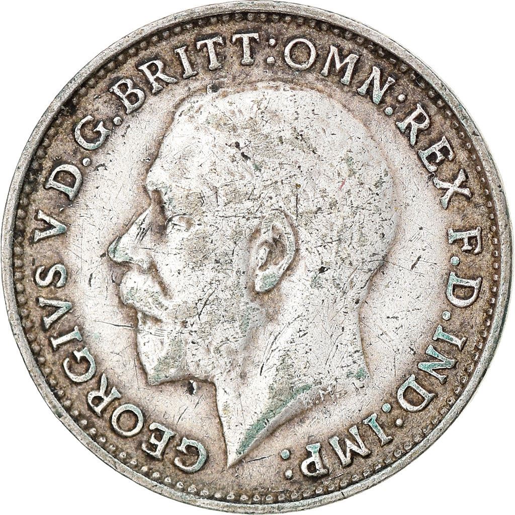 United Kingdom 3 Pence Coin | George V 2nd issue | 1920 - 1927