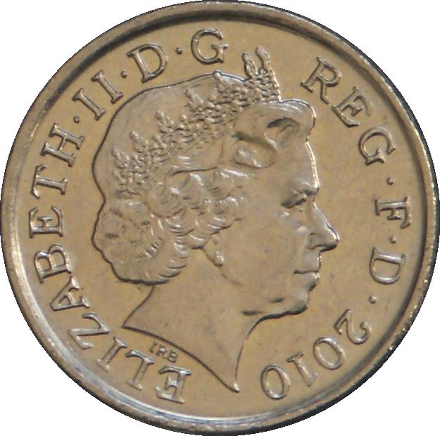 United Kingdom 5 Pence - Elizabeth II 4th portrait | Royal Shield, non-magnetic | Coin KM1109 2008 - 2010