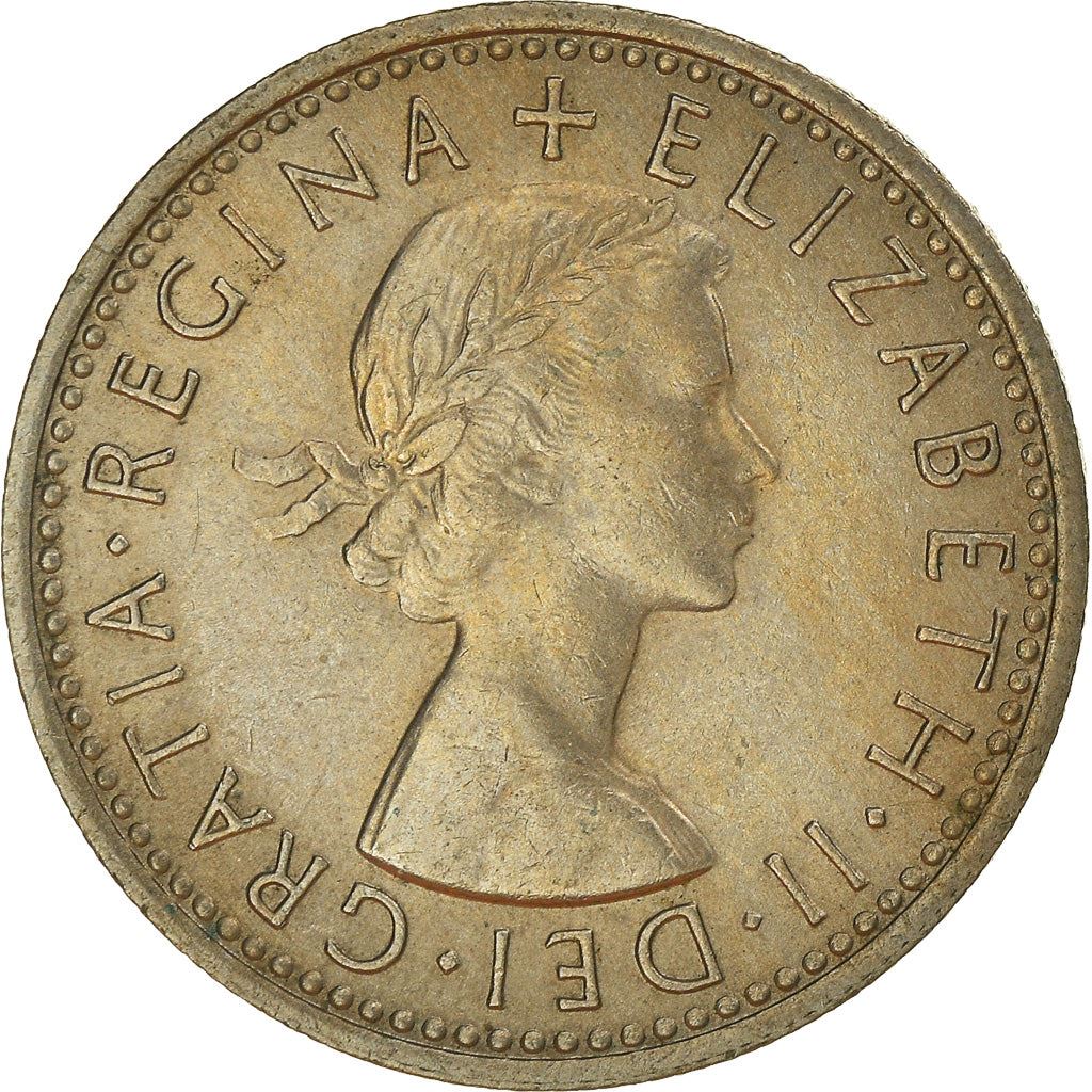 United Kingdom 6 Pence - Elizabeth II 1st portrait | no 'BRITT:OMN' | Coin KM903 1954 - 1970