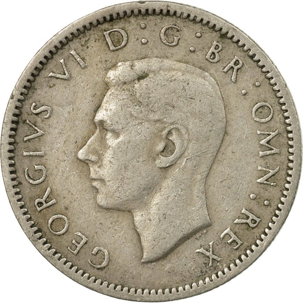 United Kingdom 6 Pence - George VI 2nd coinage | Coin KM862 1947 - 1948