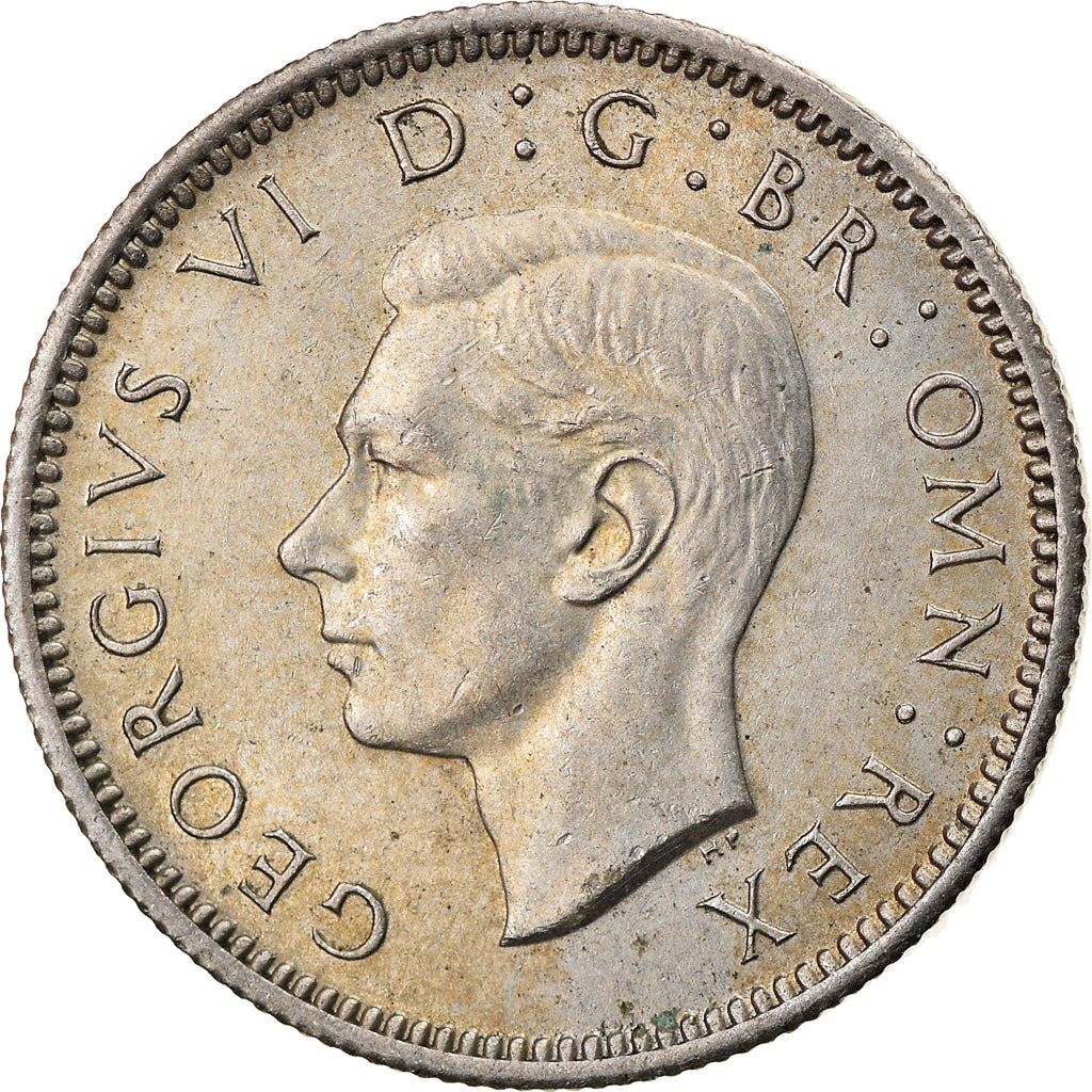 United Kingdom 6 Pence - George VI 2nd coinage | Coin KM862 1947 - 1948