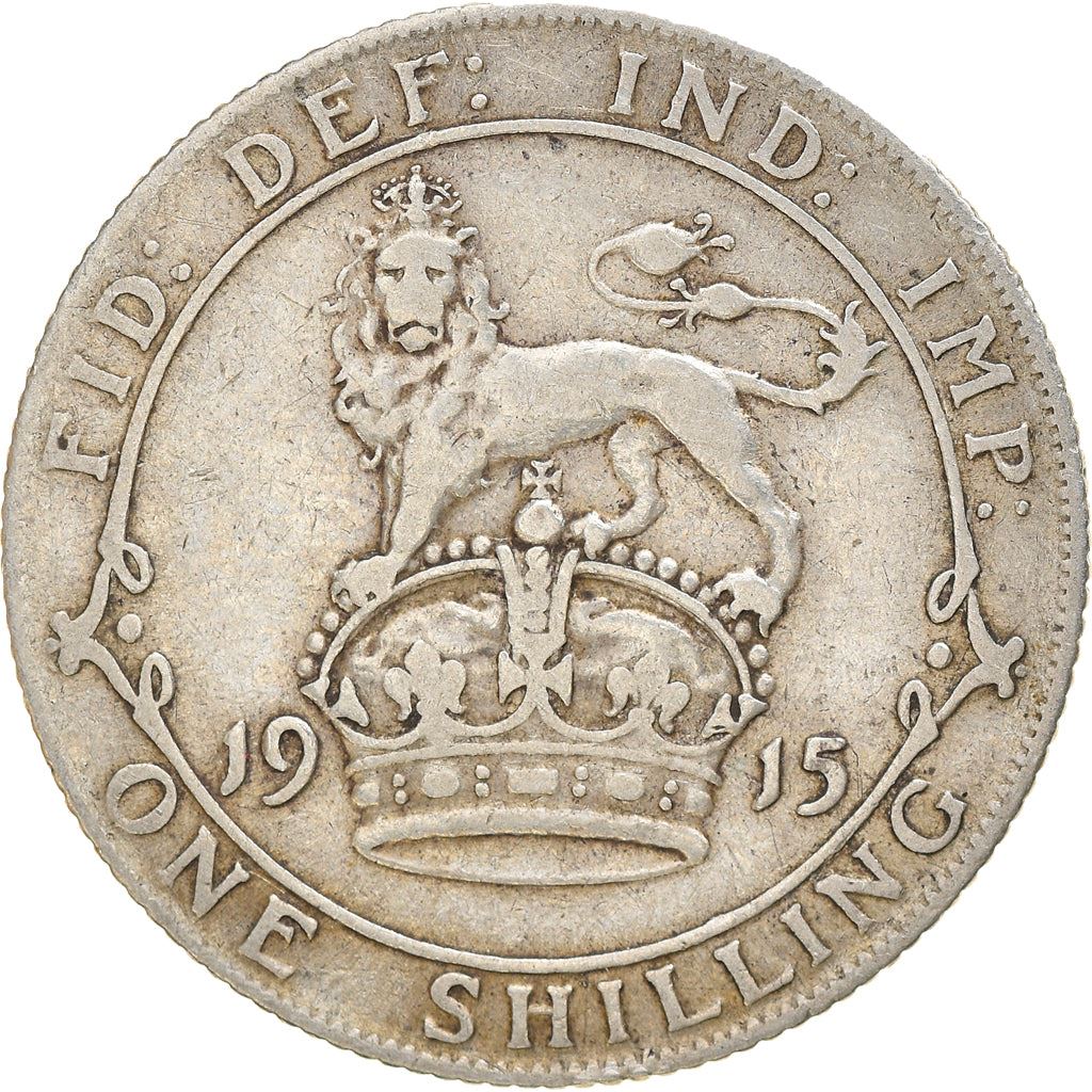 United Kingdom | British 1 Shilling Coin | Silver | King George V | KM816 | 1911 - 1919