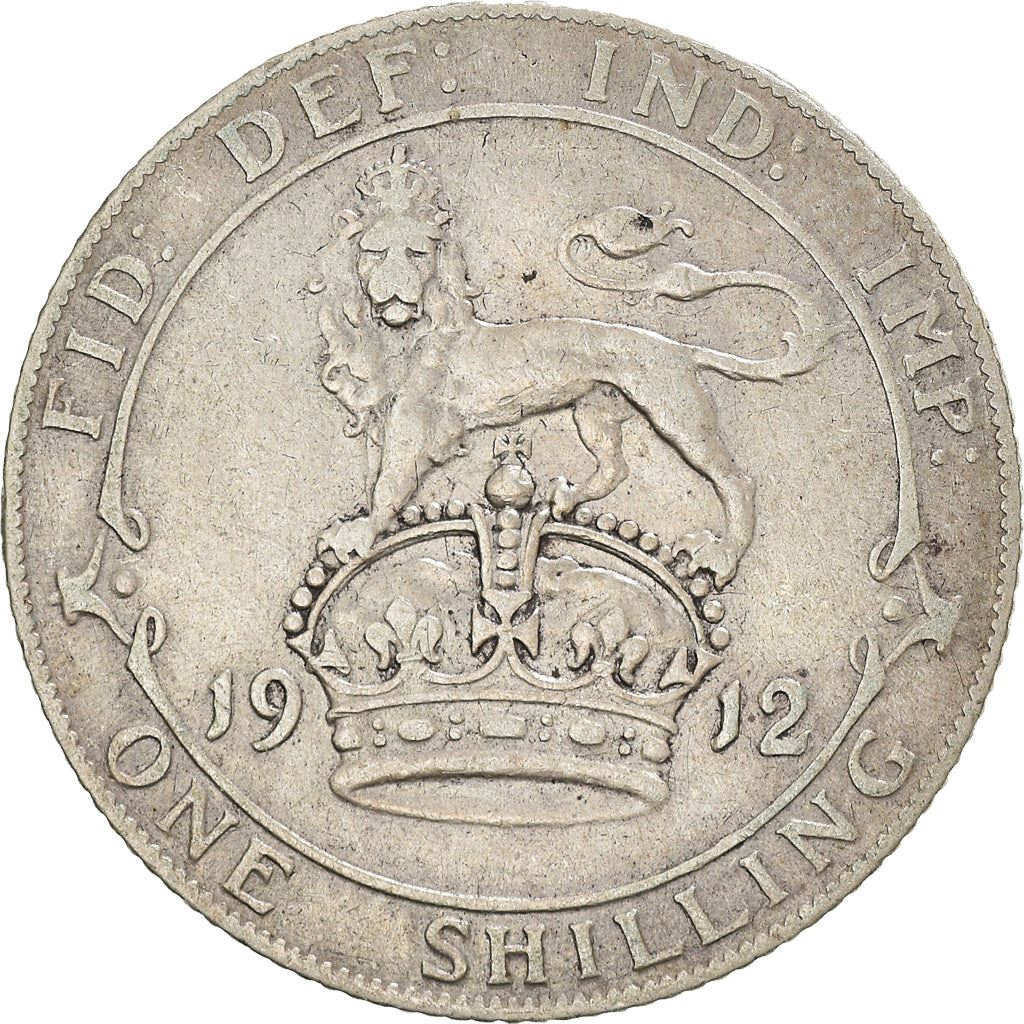 United Kingdom | British 1 Shilling Coin | Silver | King George V | KM816 | 1911 - 1919