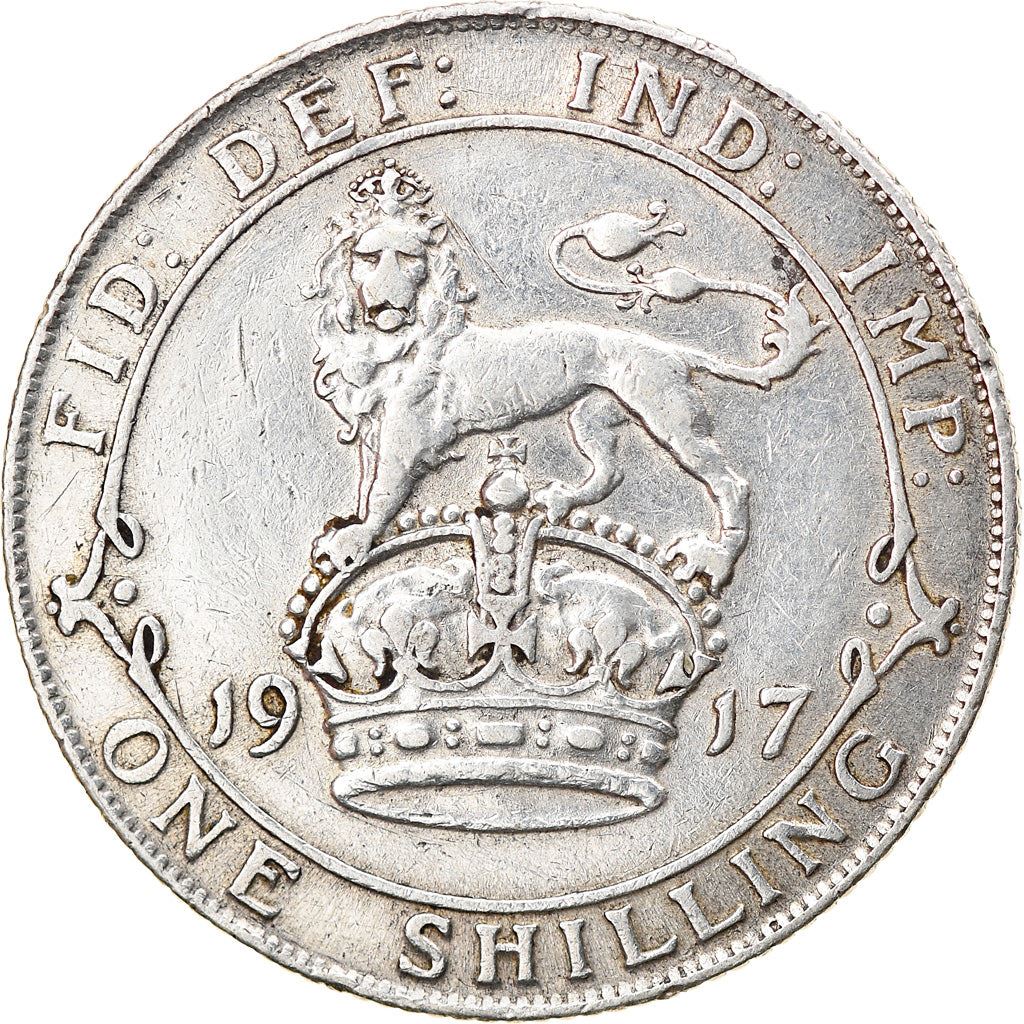 United Kingdom | British 1 Shilling Coin | Silver | King George V | KM816 | 1911 - 1919