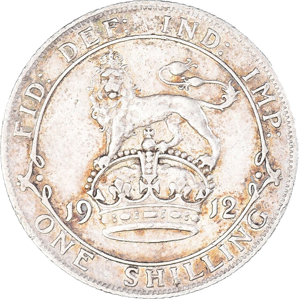 United Kingdom | British 1 Shilling Coin | Silver | King George V | KM816 | 1911 - 1919