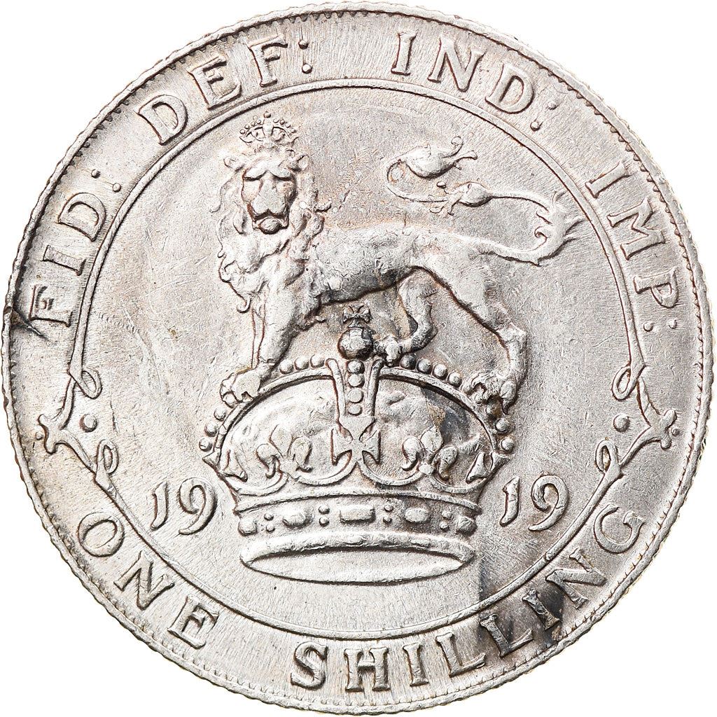 United Kingdom | British 1 Shilling Coin | Silver | King George V | KM816 | 1911 - 1919