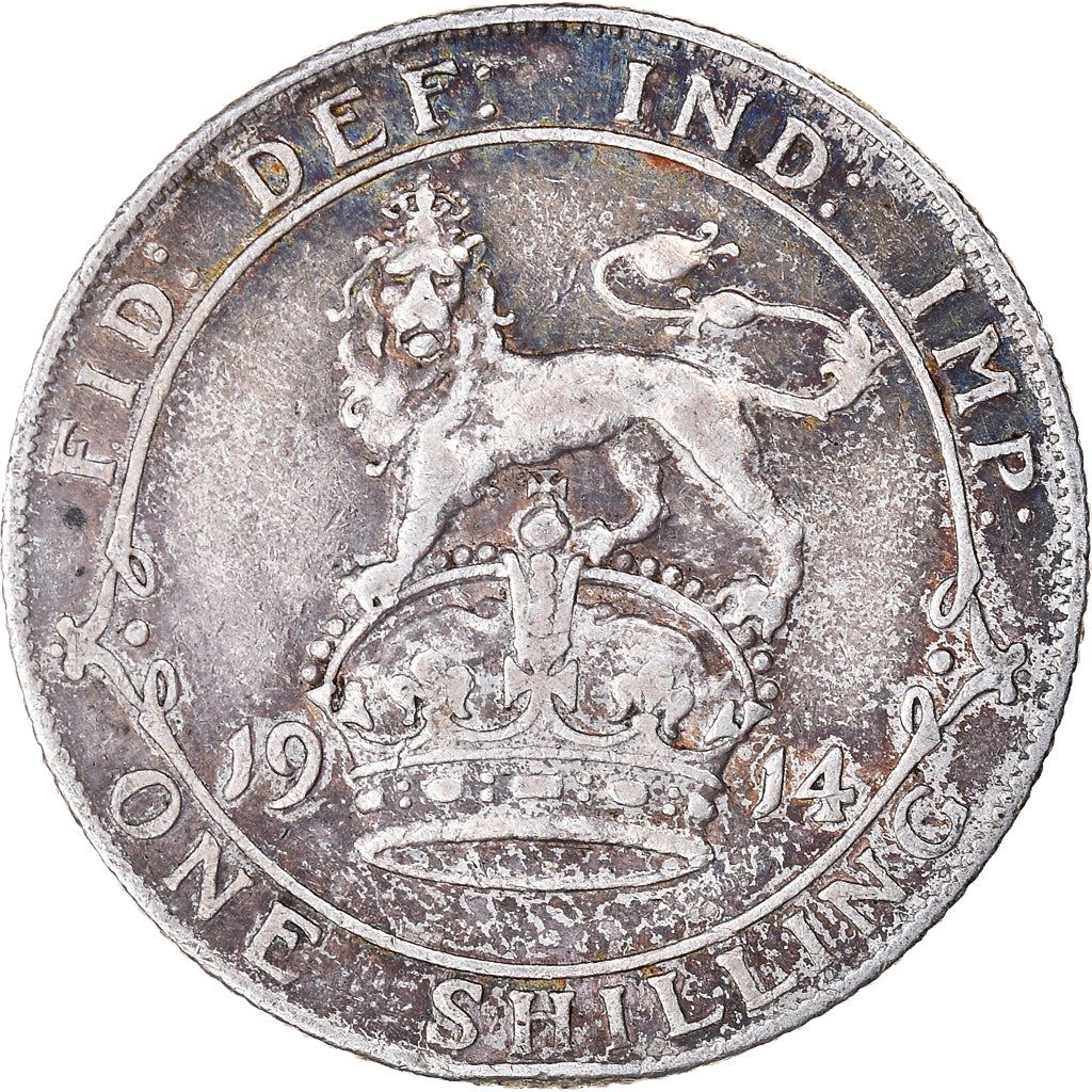 United Kingdom | British 1 Shilling Coin | Silver | King George V | KM816 | 1911 - 1919