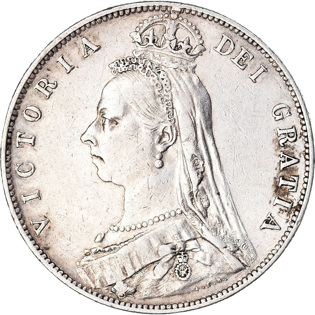 United Kingdom | British 1/2 Crown Coin | Silver | Queen Victoria | KM764 | 1887 - 1892