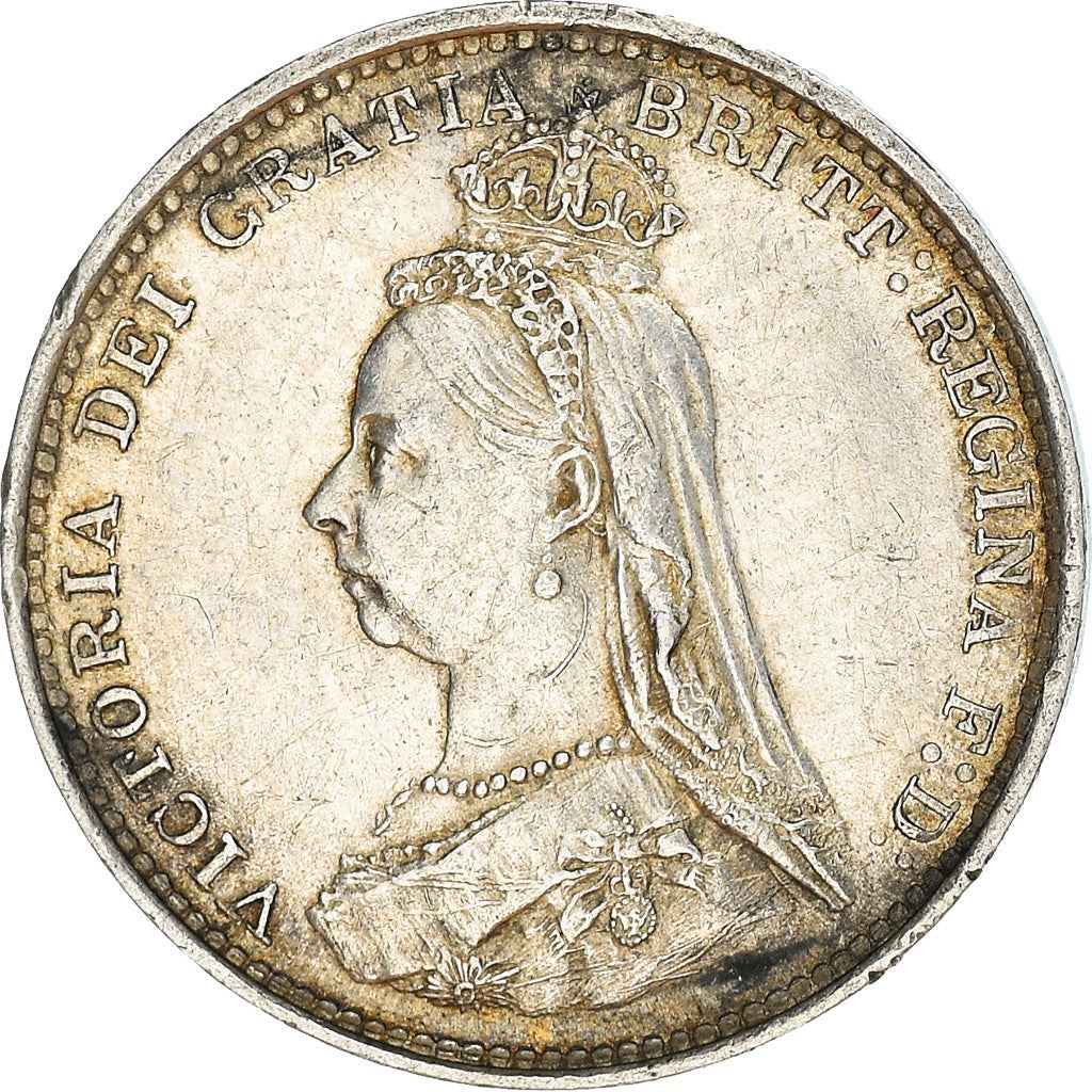 United Kingdom | British 3 Pence Coin | Queen Victoria | Silver | KM758 | 1887 - 1893