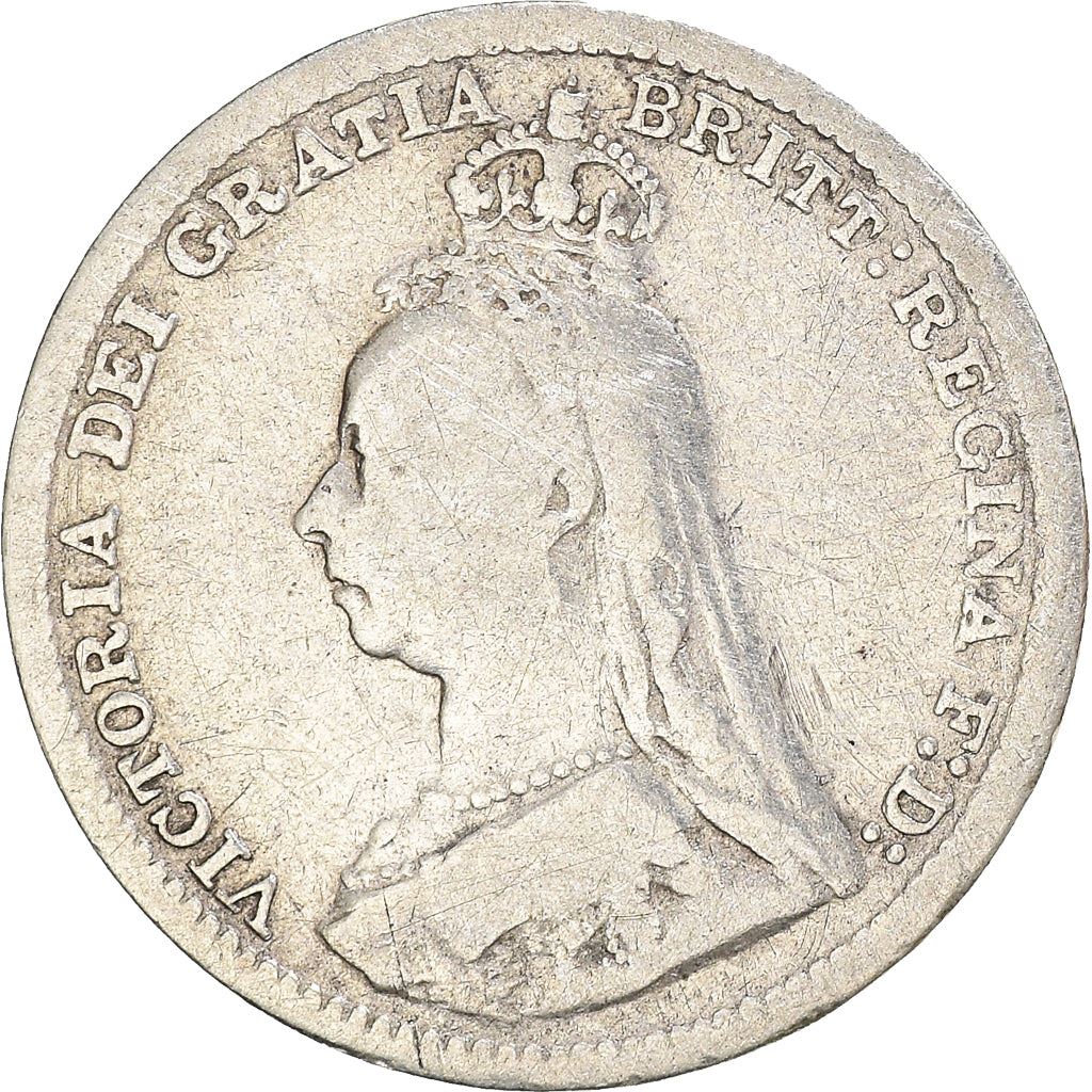 United Kingdom | British 3 Pence Coin | Queen Victoria | Silver | KM758 | 1887 - 1893