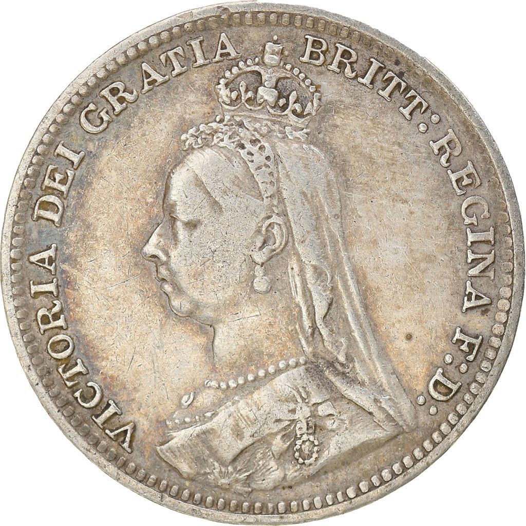 United Kingdom | British 3 Pence Coin | Queen Victoria | Silver | KM758 | 1887 - 1893