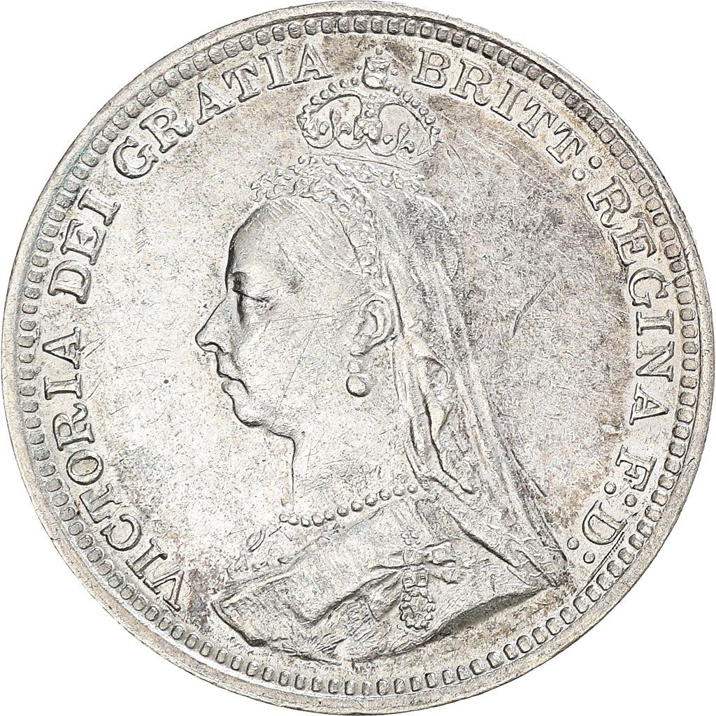 United Kingdom | British 3 Pence Coin | Queen Victoria | Silver | KM758 | 1887 - 1893