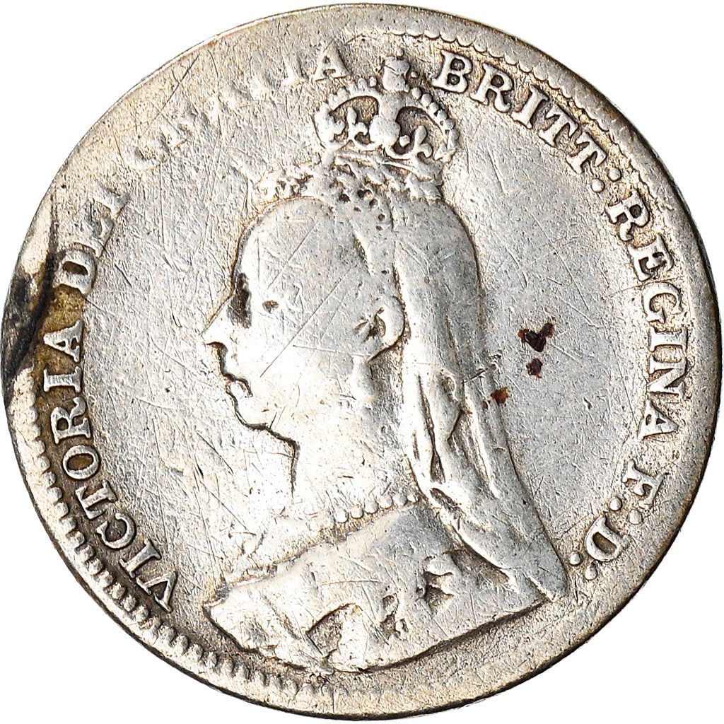 United Kingdom | British 3 Pence Coin | Queen Victoria | Silver | KM758 | 1887 - 1893