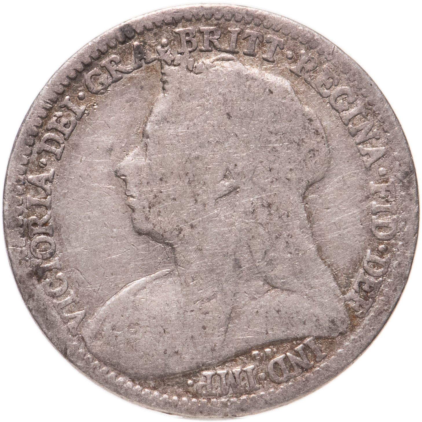 United Kingdom | British 3 Pence Coin | Silver | Queen Victoria | KM777 | 1893 - 1901