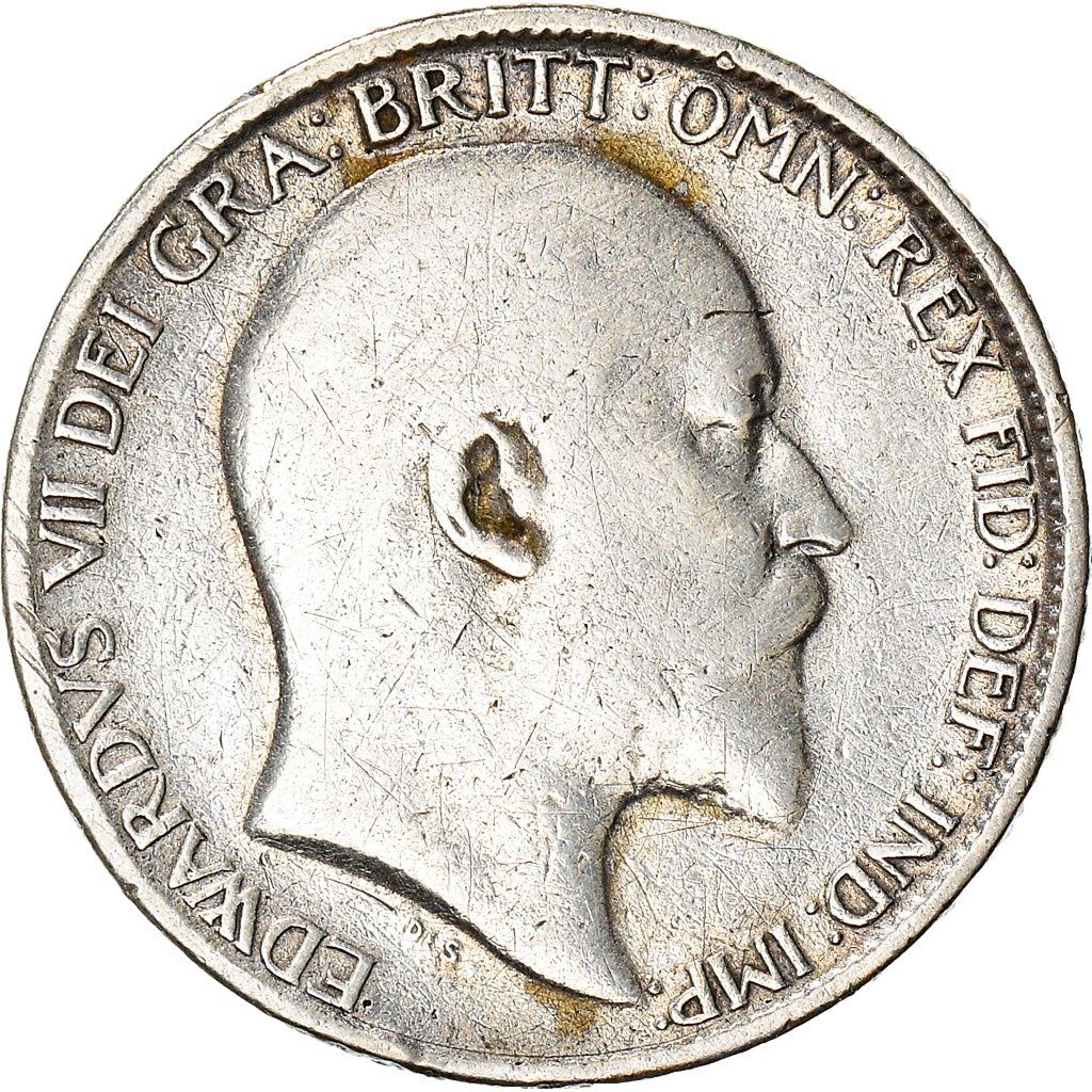 United Kingdom | British 6 Pence Coin | King Edward VII | Silver | KM799 | 1902 - 1910