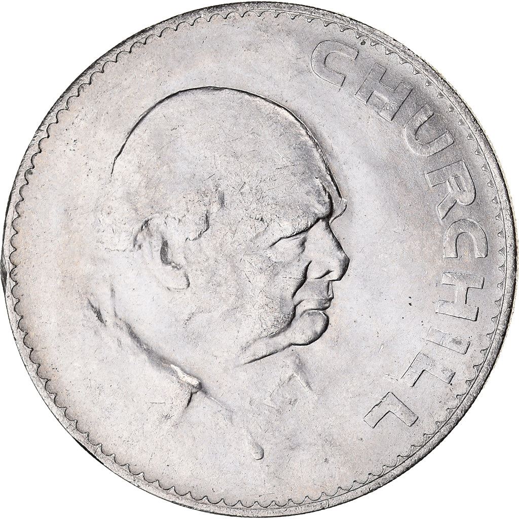 United Kingdom Coin 1 Crown | Elizabeth II Churchill | 1965