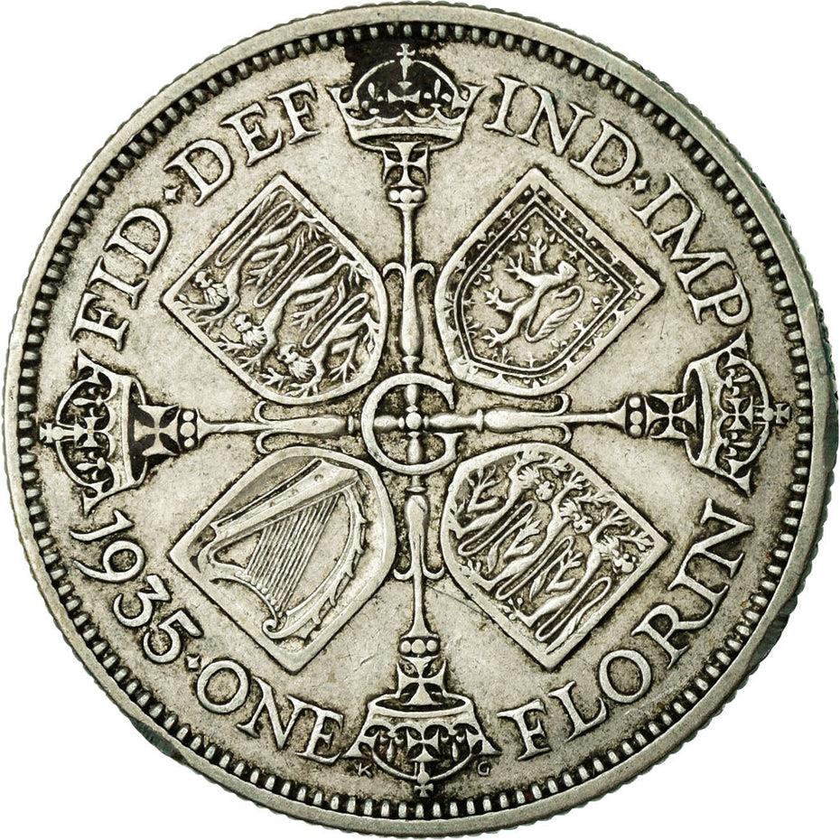 United Kingdom Coin 1 Florin | George V 3rd issue | 1927 - 1936