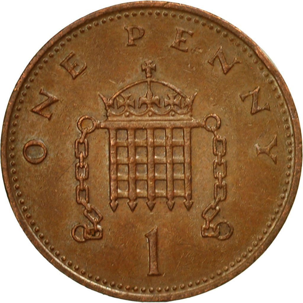 United Kingdom Coin 1 Penny | Elizabeth II 2nd portrait | 1982 - 1984