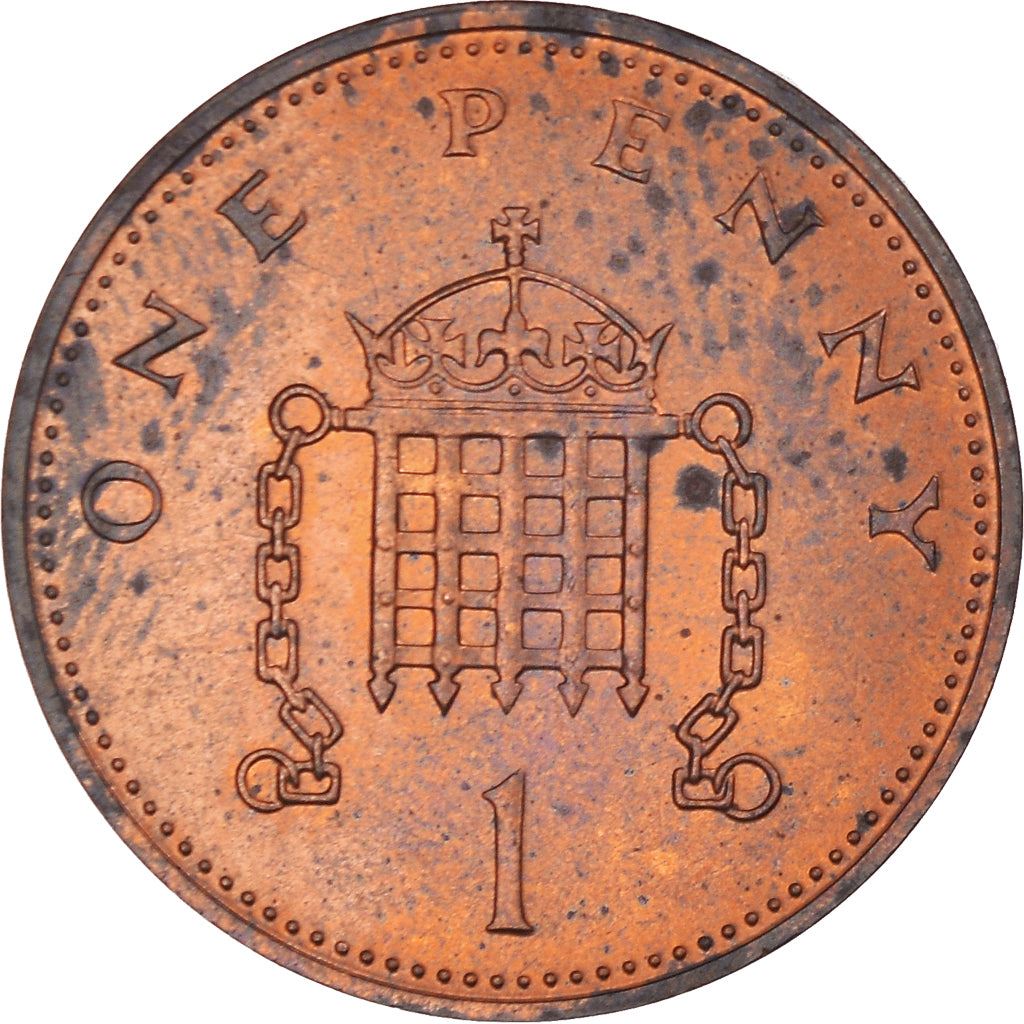 United Kingdom Coin 1 Penny | Elizabeth II 2nd portrait | 1982 - 1984