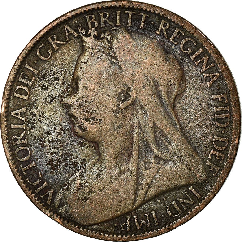 United Kingdom Coin 1 Penny | Victoria 3rd portrait | 1895 - 1901