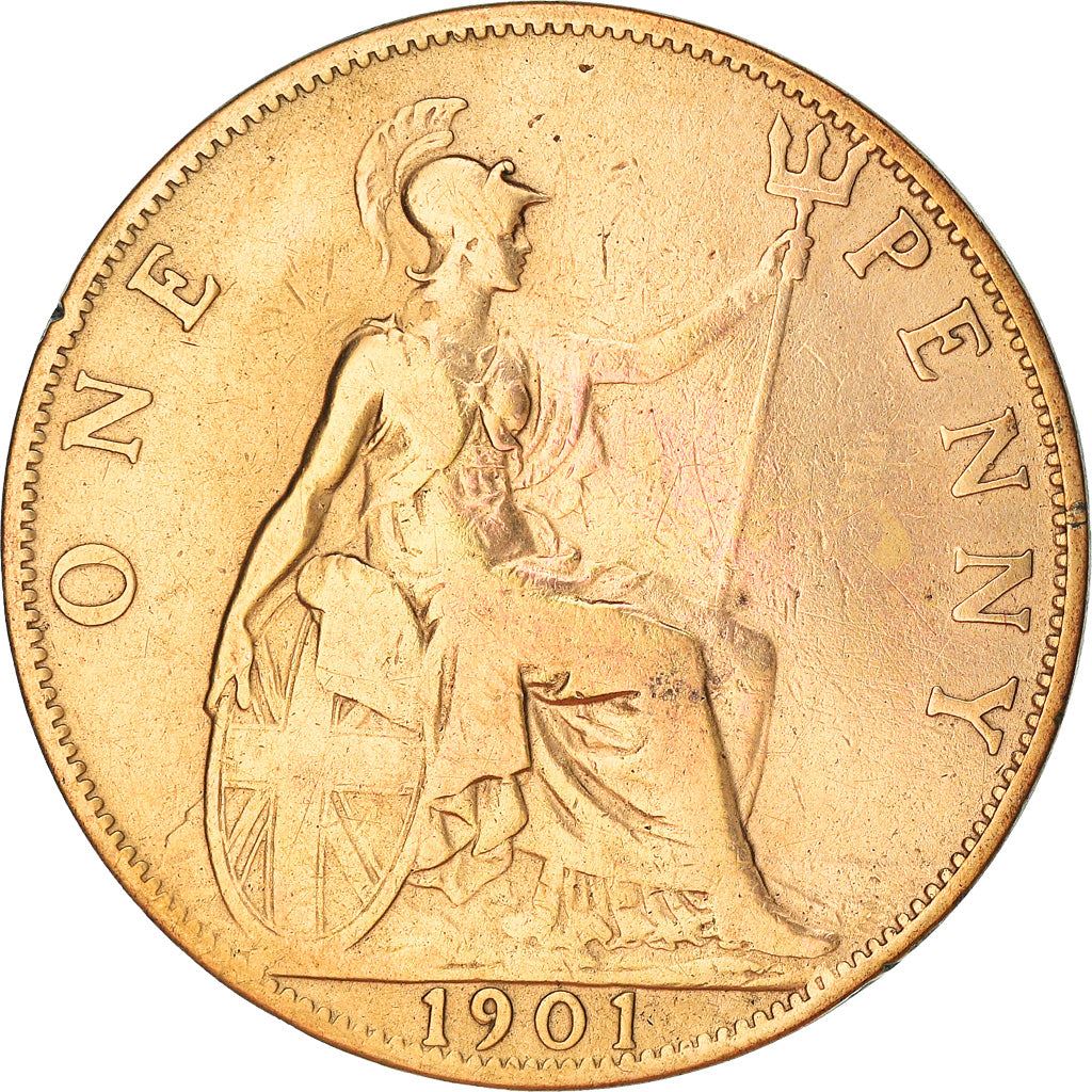 United Kingdom Coin 1 Penny | Victoria 3rd portrait | 1895 - 1901