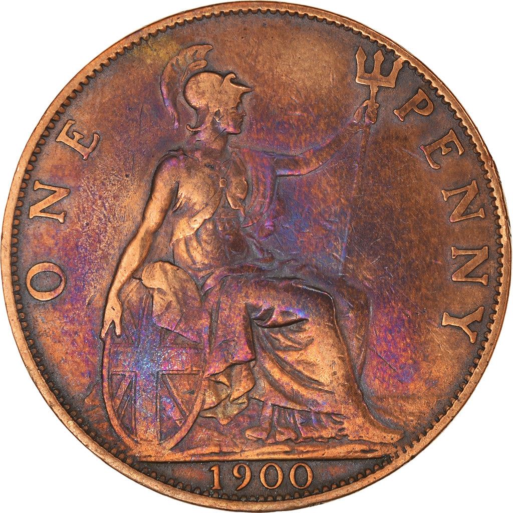 United Kingdom Coin 1 Penny | Victoria 3rd portrait | 1895 - 1901