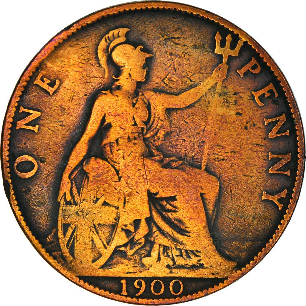 United Kingdom Coin 1 Penny | Victoria 3rd portrait | 1895 - 1901