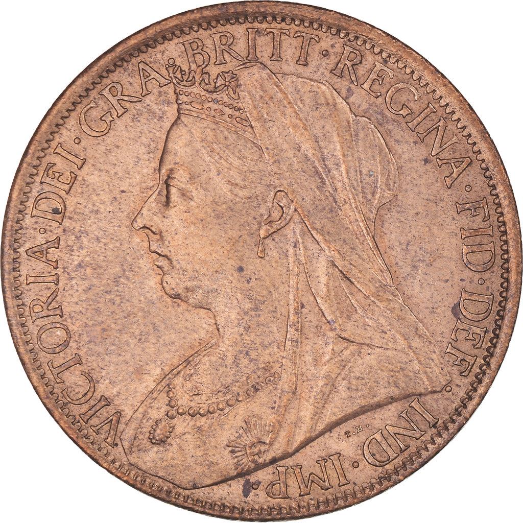 United Kingdom Coin 1 Penny | Victoria 3rd portrait | 1895 - 1901