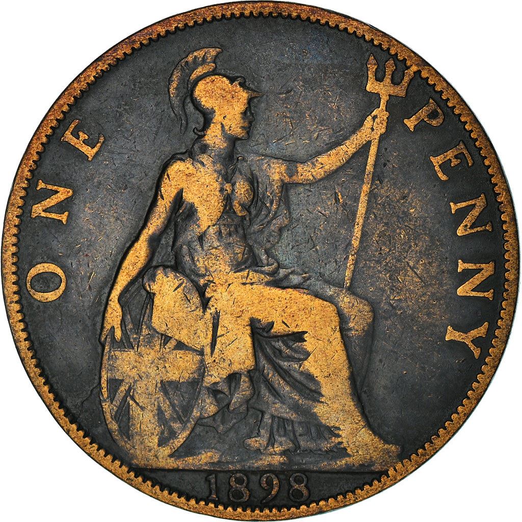 United Kingdom Coin 1 Penny | Victoria 3rd portrait | 1895 - 1901