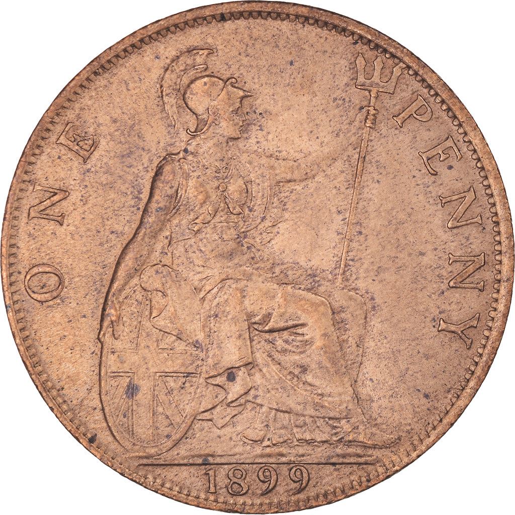 United Kingdom Coin 1 Penny | Victoria 3rd portrait | 1895 - 1901