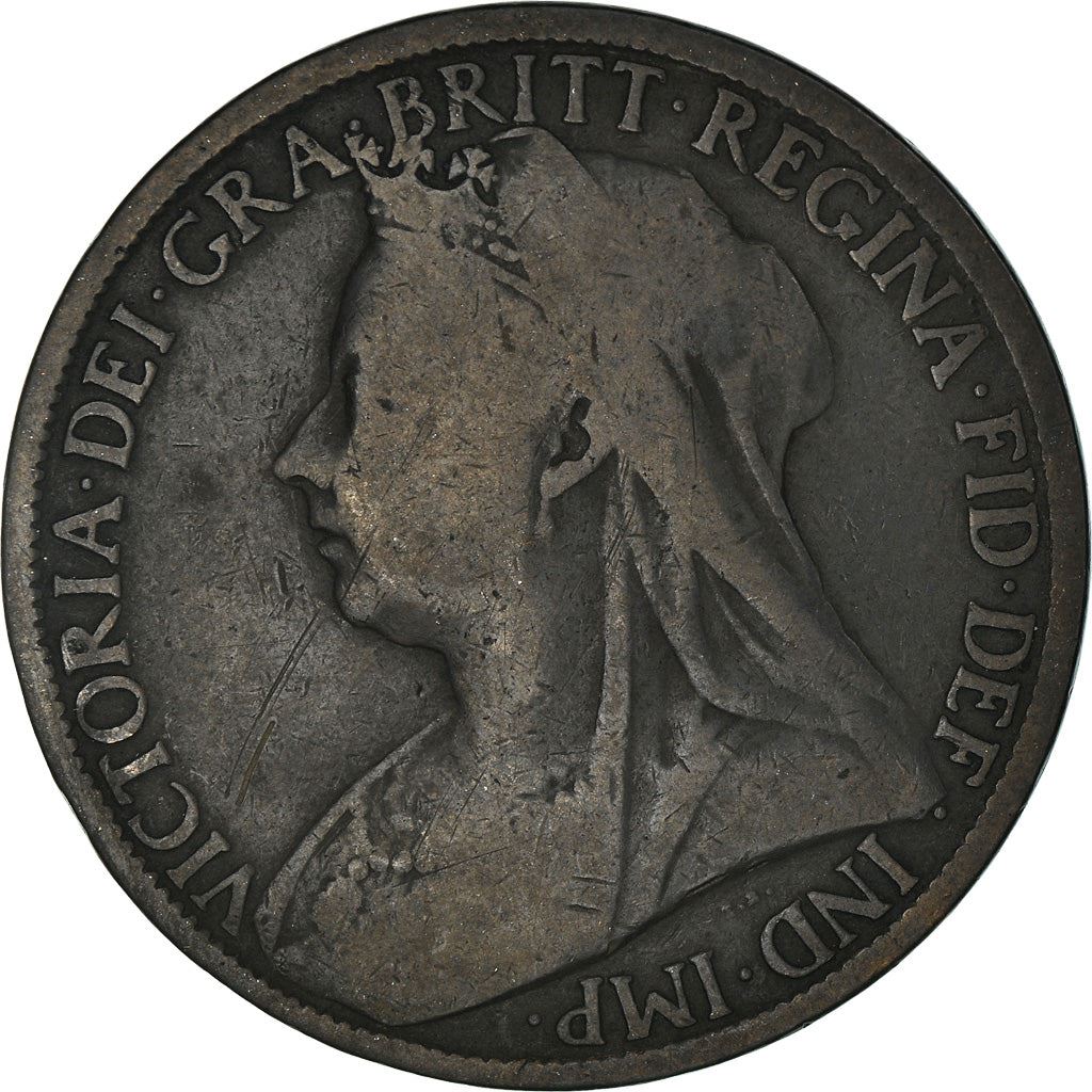 United Kingdom Coin 1 Penny | Victoria 3rd portrait | 1895 - 1901