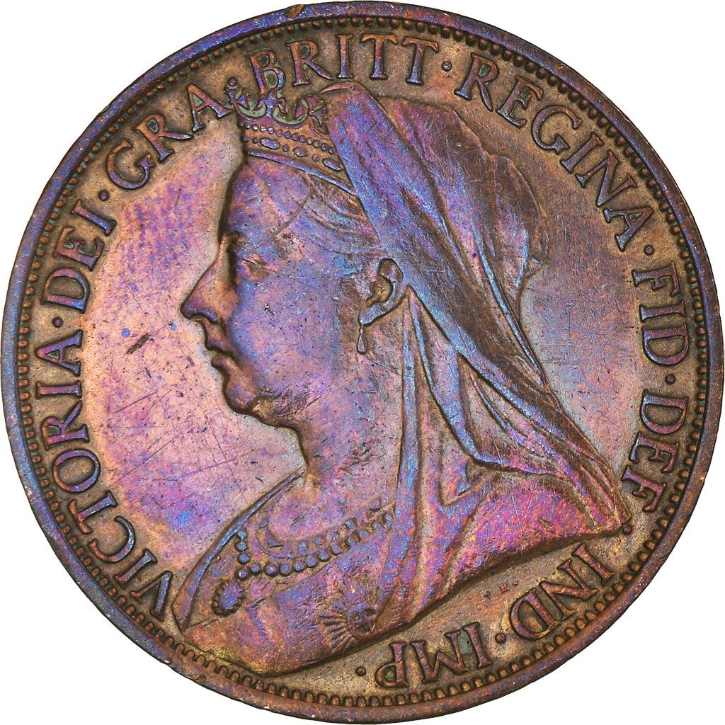 United Kingdom Coin 1 Penny | Victoria 3rd portrait | 1895 - 1901