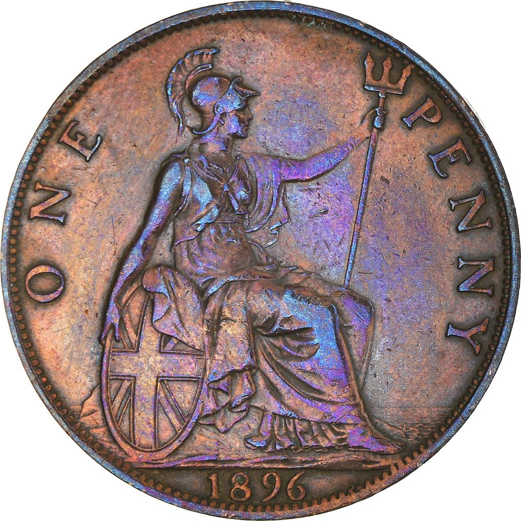 United Kingdom Coin 1 Penny | Victoria 3rd portrait | 1895 - 1901